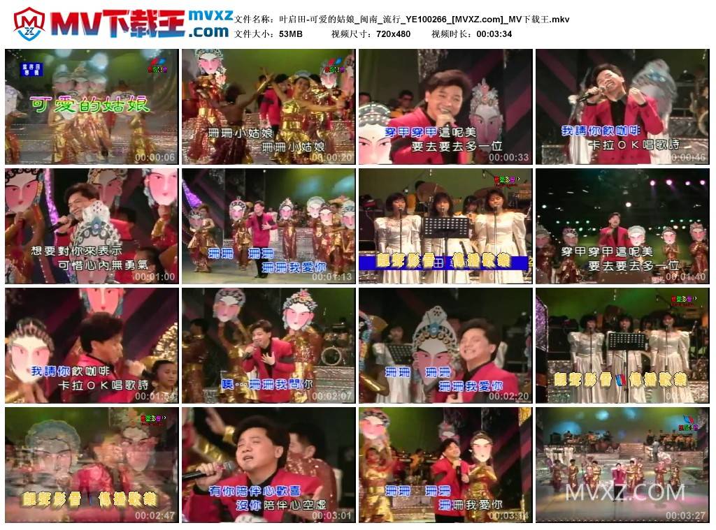 叶启田-可爱的姑娘_闽南_流行_YE100266